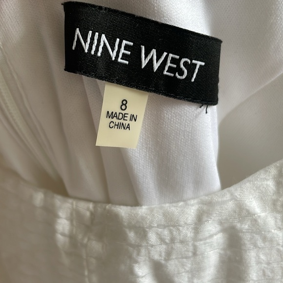 Nine West white dress with pockets - Picture 5 of 5